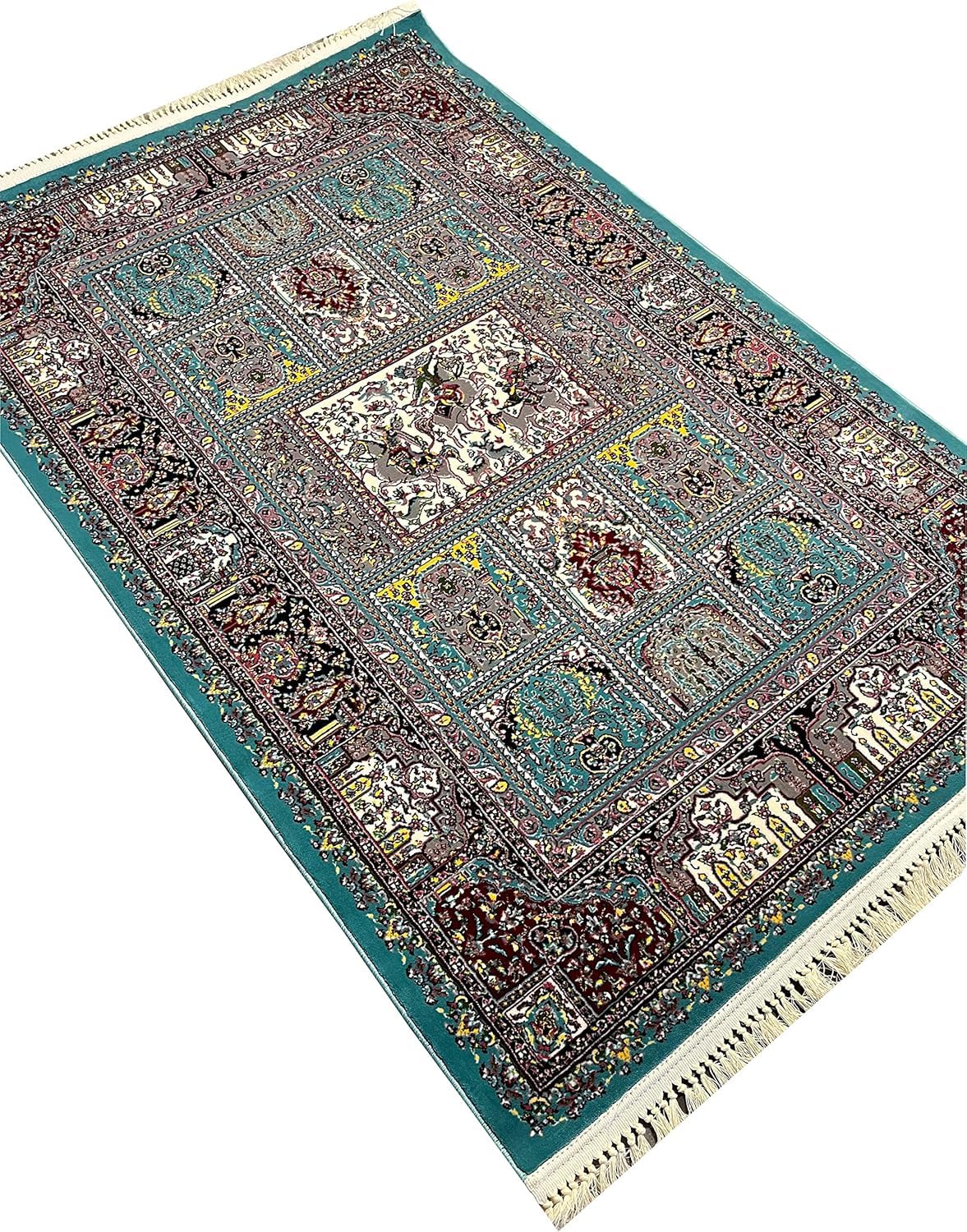 Export Quality Irani Persian Carpet – High - Density Silk Texture, Traditional Royal Design - FYROSTIC CARPET