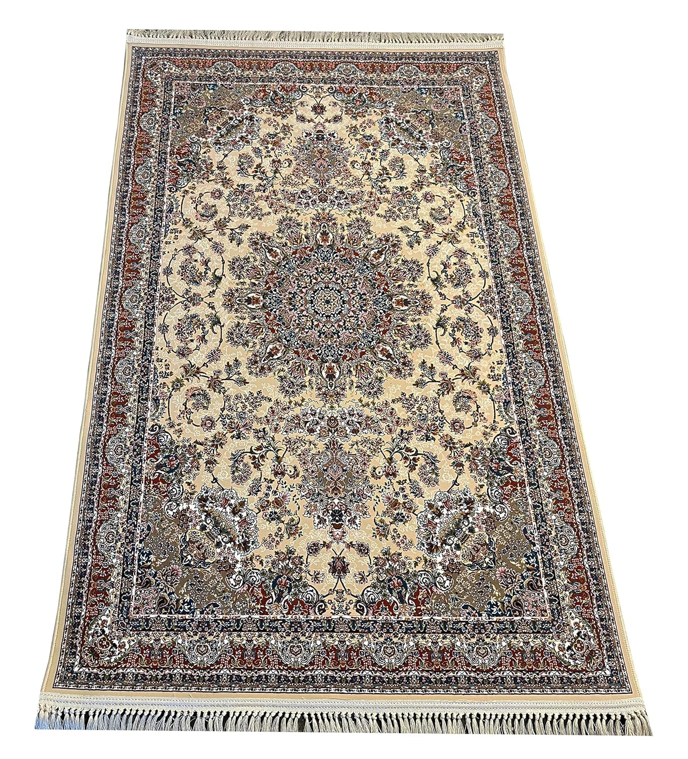 High Density Export Quality Irani Design Classical Persian Silk Carpet - FYROSTIC CARPET