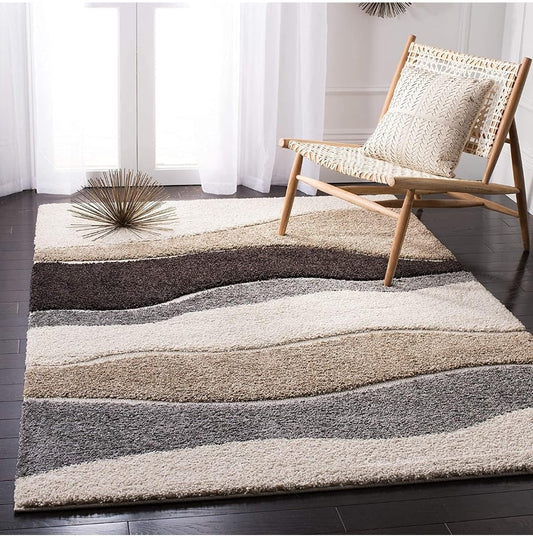 Designer’s Choice – Elegant Multi-Tone Shaggy Carpet