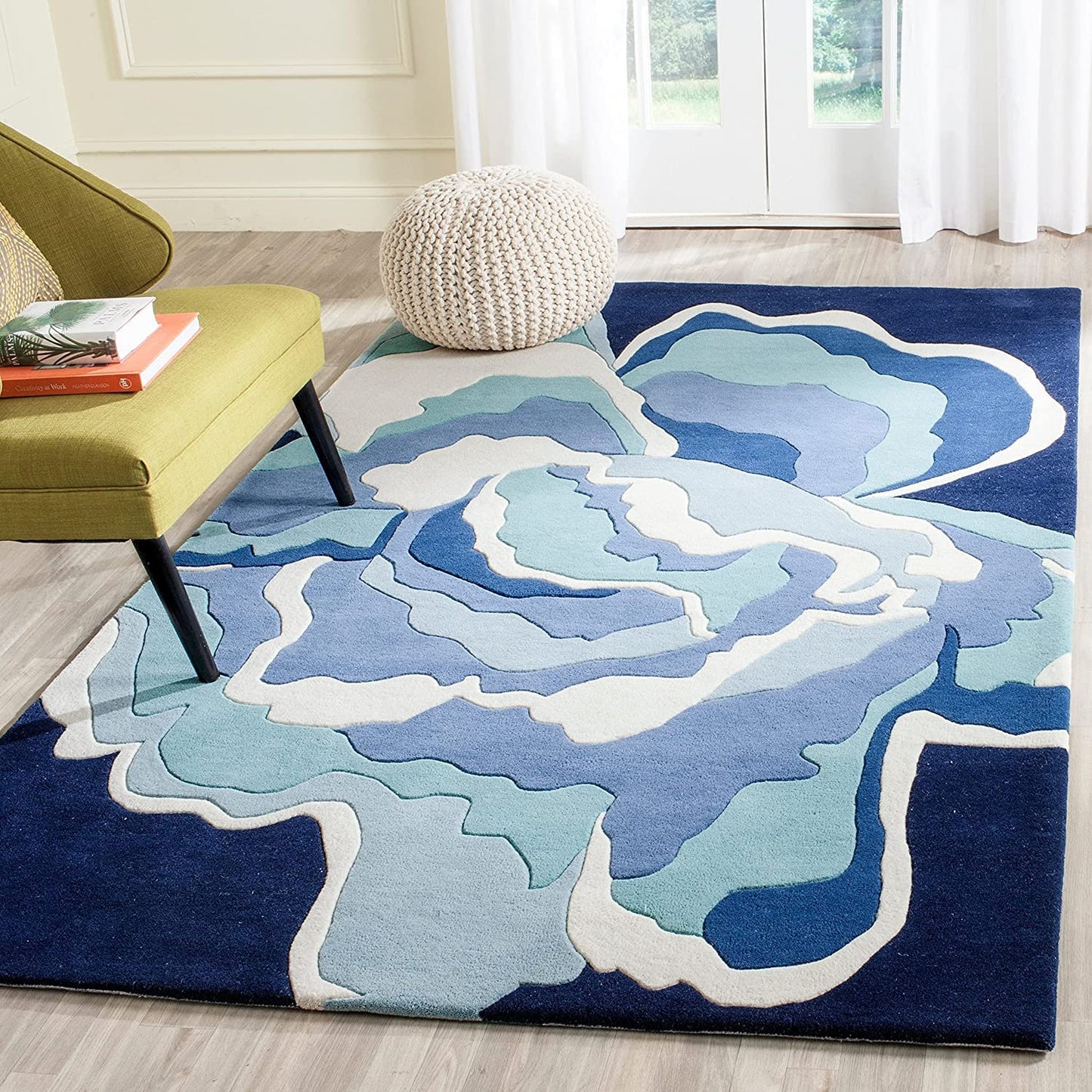 Hand Tufted Modern Geometrical Design Carpet