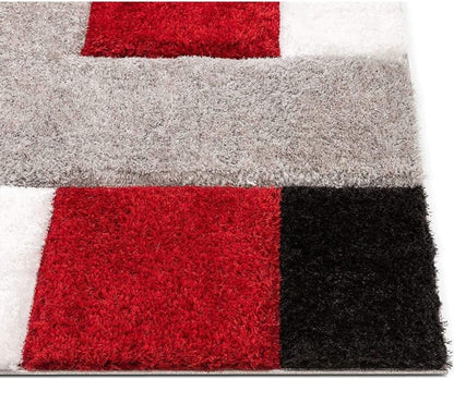 3D Box Beautiful Premium Shaggy Rug/Floor-Mat/Carpet