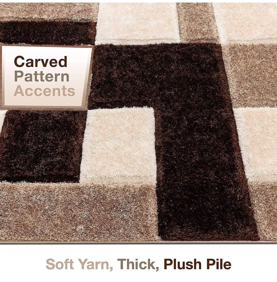 3D Box Beautiful Premium Shaggy Rug/Floor - Mat/Carpet - FYROSTIC CARPET