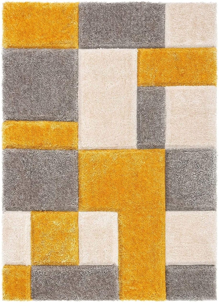 3D Box Beautiful Premium Shaggy Rug/Floor - Mat/Carpet - FYROSTIC CARPET
