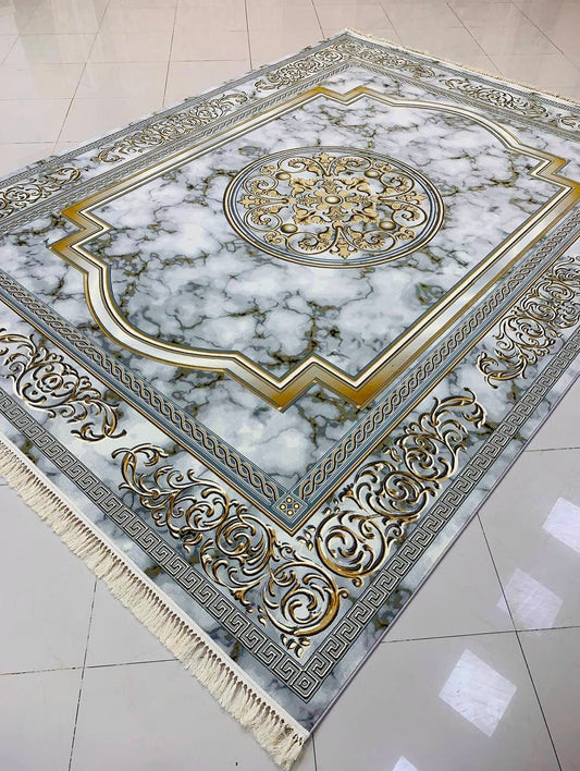 Royal Persian Carpet – Marble Texture Edition