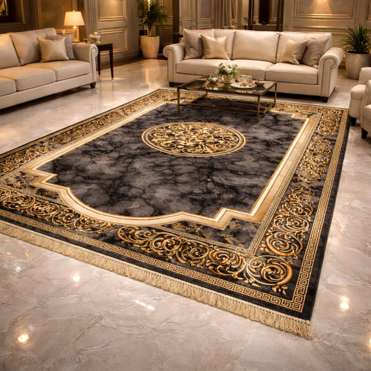 Royal Persian Carpet – Marble Texture Edition