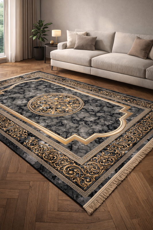 Royal Persian Carpet – Marble Texture Edition