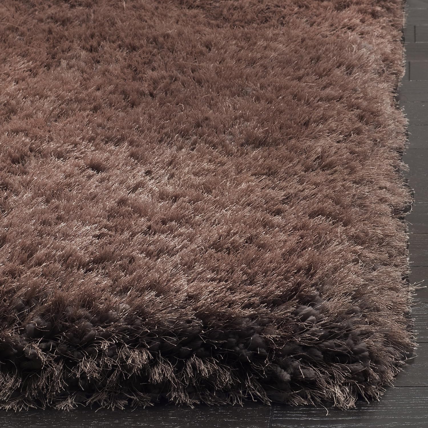 Brown Ultra Premium Shaggy Carpet for Living Room - FYROSTIC CARPET