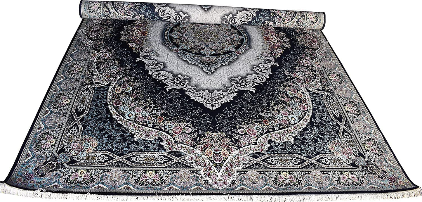 Export Quality Irani Persian Carpet – High - Density Silk Texture, Traditional Royal Design - FYROSTIC CARPET