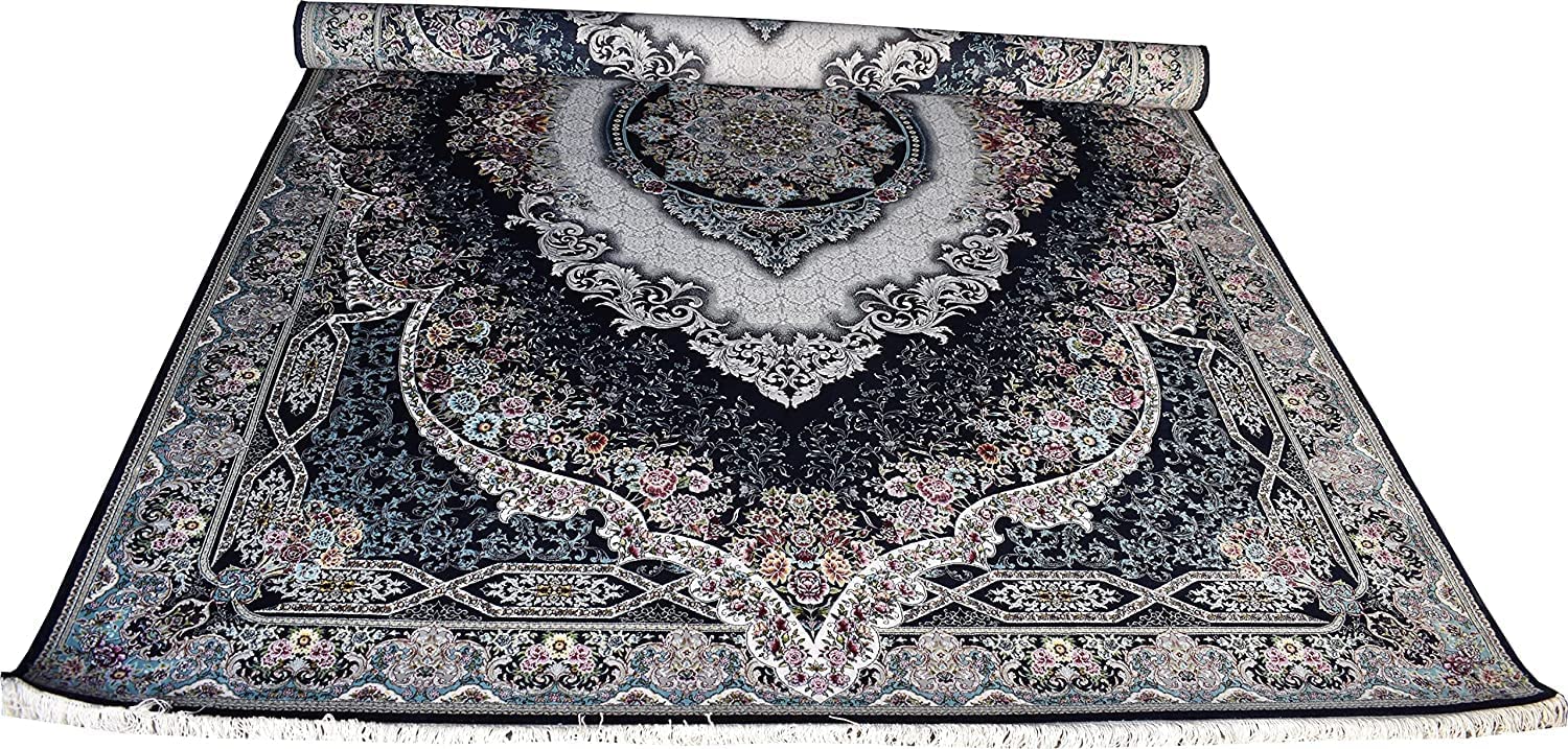 Export Quality Irani Persian Carpet – High - Density Silk Texture, Traditional Royal Design - FYROSTIC CARPET