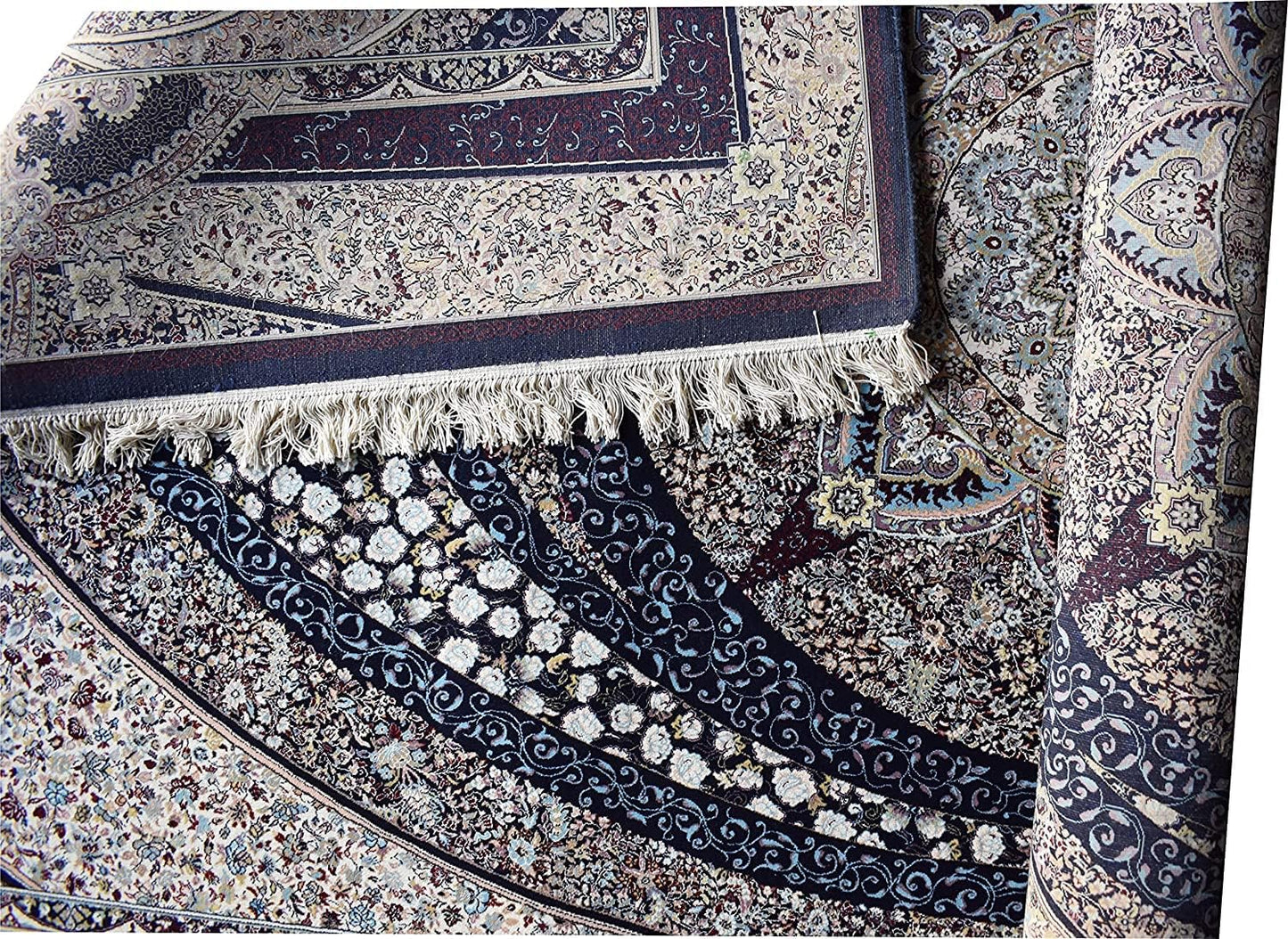 Export Quality Irani Persian Carpet – High - Density Silk Texture, Traditional Royal Design - FYROSTIC CARPET