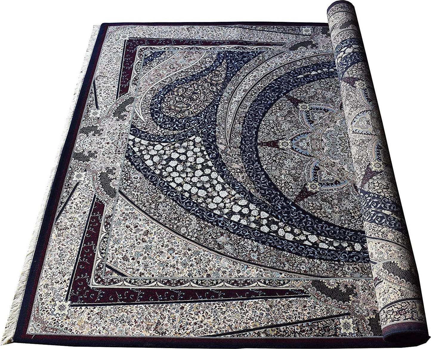 Export Quality Irani Persian Carpet – High - Density Silk Texture, Traditional Royal Design - FYROSTIC CARPET