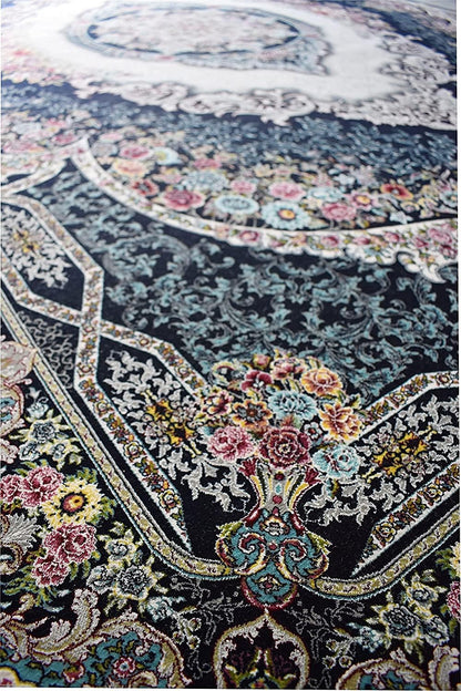 Export Quality Irani Persian Carpet – High - Density Silk Texture, Traditional Royal Design - FYROSTIC CARPET